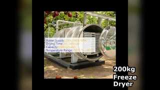 Lyophilisateur industriel de 200 kg à vendre