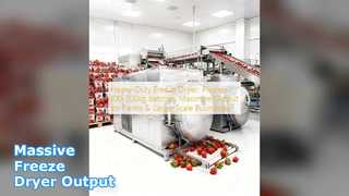 Lyophilisateur industriel lot de 100 kg