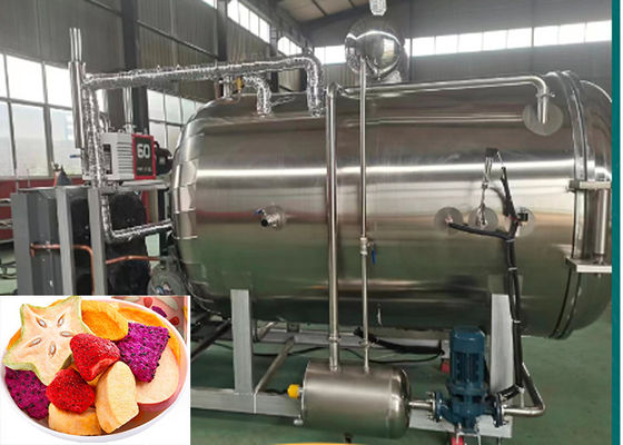 Machine de congélation de fruits et légumes avec système de réfrigération Bitzer