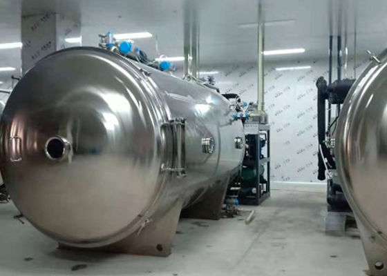 100 kg par lot de machine de séchage industriel par congélation alimentaire
