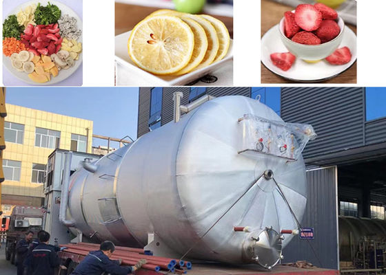 Grand séchoir industriel à congélation alimentaire avec système de contrôle PLC et niveau de bruit 50dB