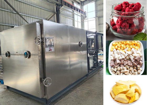 Grande machine de congélation sous vide de lait pour fruits secs avec 100 kg / lot