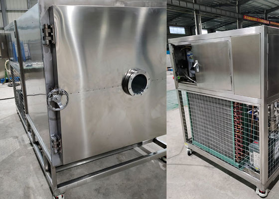 Machine de séchage par congélation des aliments contrôlée par PLC avec méthode de refroidissement à l'air
