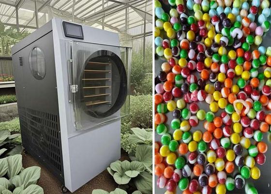 Candy glace 5 plateau maison congélateur sécheuse machine modèle en acier inoxydable
