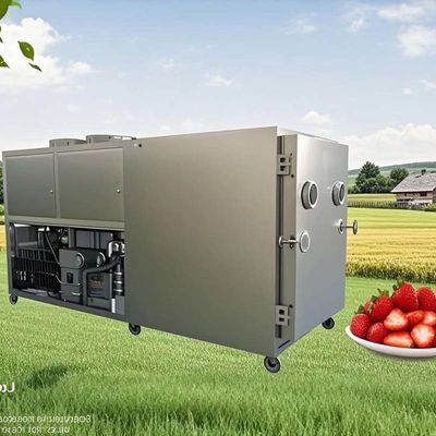 Séchoir à gel pour fruits et légumes à forte charge Lyophilizer 380V Processus de séchage par congélation