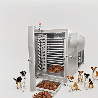 50 kg de capacité machine de congélation et de séchage industrielle lyophilisateur commercial pour la transformation des aliments pour animaux de compagnie