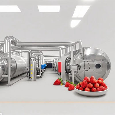 Lyophilizer industriel 500 kg Système de séchage par congélation continue pour herbes