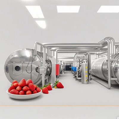 Séchoir à gel à grande échelle commercial 1000 kg Contrôle automatisé pour grand volume
