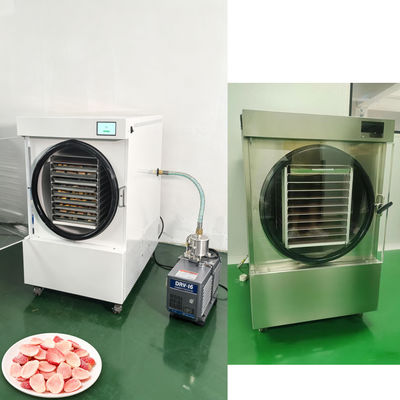 Séchage par congélation Sécheuse par congélation ménagère avec pompe à vide Baosi à deux étages et coque en acier inoxydable SUS304