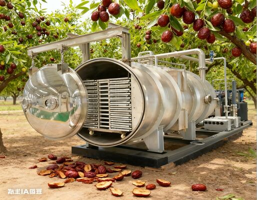 Séchage de précision par lyophilisateur industriel pour ingrédients de grande valeur Traitement sous contrat en vrac