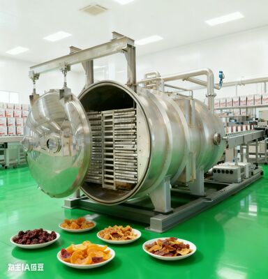 Lyophilisateur à usage industriel de 180 kg, à construction en acier inoxydable et contrôle de température précis pour une qualité constante