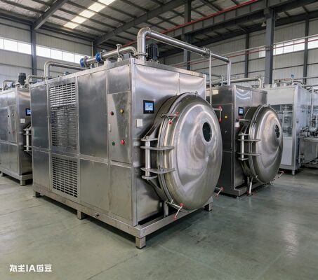 Augmentez la production, maximisez les profits ! | Lyophilisateur industriel de 200 KG avec contrôle PLC avancé, système de désinfection CIP et fonctionnement continu intensif 24h/24 et 7j/7