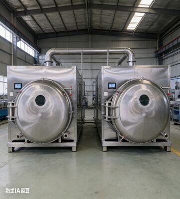 Apportez la technologie Harvest Right à votre cuisine commerciale: séchoirs industriels congelés de 100 à 200 kg qui assurent une saveur et une nutrition optimales à l'échelle du café, des fruits de mer et des repas prêts à l'emploi.