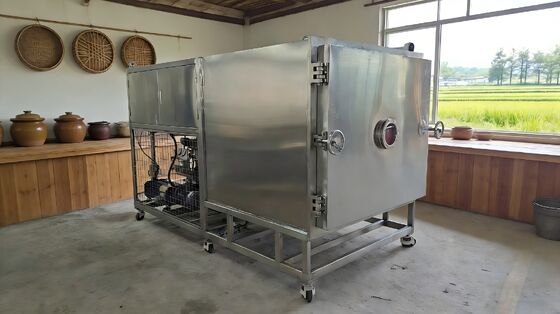 304 sèche-glace industriel en acier inoxydable équipé d'un système de chauffage électrique et d'une unité de réfrigération  ou Leybold pour des résultats cohérents
