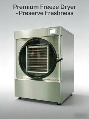 Congélateur-séchoir Danfoss Compressor SUS304 Acier inoxydable 220V 1PH 50 60HZ Idéal pour la conservation des aliments et le stockage à long terme