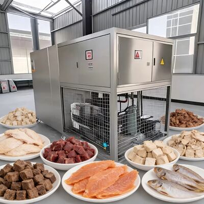 Séchoir à vide pour la congélation des aliments doté d'une plage de température de congélation de moins 40 à 80 degrés et d'une pompe à vide Baosi ou  pour le fonctionnement