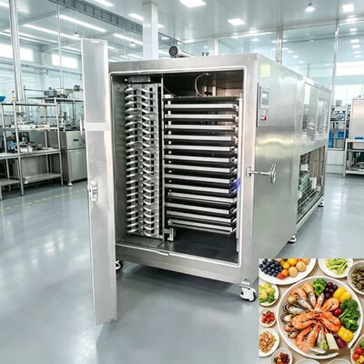 Installation 35KW Système de refroidissement à air comprimé de l'aspirateur de congélation à vide alimentaire équipé d'une pompe à vide Baosi ou  Idéal pour l'industrie de la transformation alimentaire