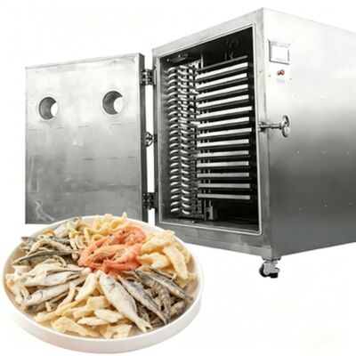 Séchoir sous vide à froid alimentaire en acier inoxydable 304 de qualité alimentaire, comprenant une méthode de refroidissement par refroidissement à l'air et une tension personnalisée adaptée au séchage des aliments