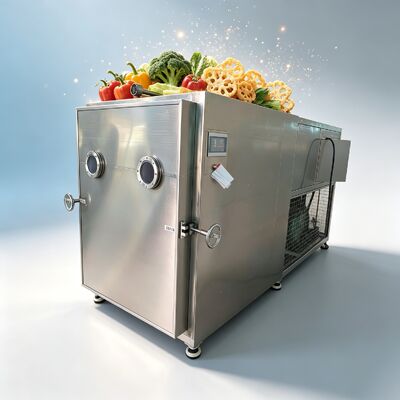 Lyophilisateur 220V 380V 3PH combiné avec une unité de réfrigération Leybold assurant performance et durabilité