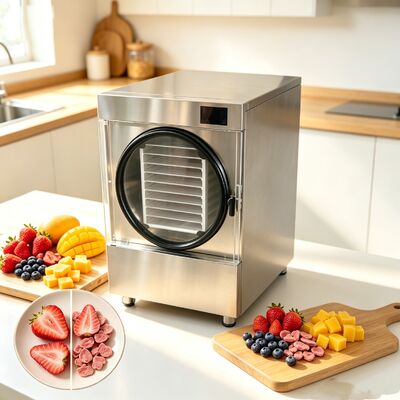 Lyophilisateur domestique 220V 1PH 50 60HZ, capacité de 215kg, niveau de bruit 50db, Machine de lyophilisation alimentaire conviviale