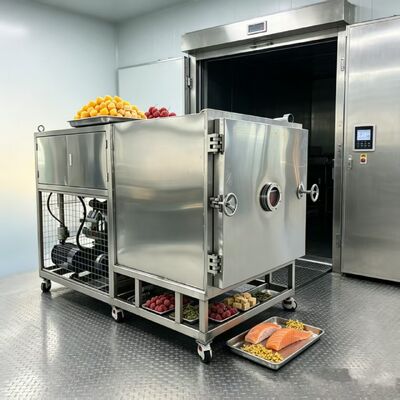 Taille de la chambre 1800 1700 1300 mm Séchoir à gel végétal offrant une capacité de lot de 100 kg adapté aux solutions de séchage des légumes