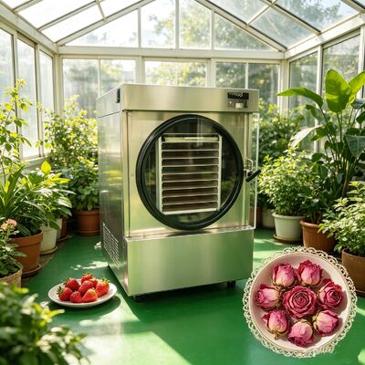 Machine de lyophilisation domestique 220V 1PH 50 60HZ, 3600W, préserve efficacement les Fruits, légumes et repas pour une durée de conservation prolongée
