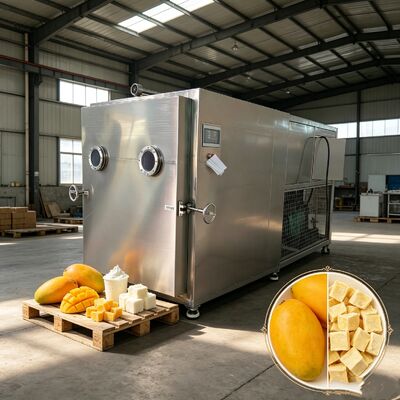 Lyophilisateur de légumes en mode de fonctionnement automatique utilisant le chauffage électrique et la technologie du silicium pour la conservation des légumes