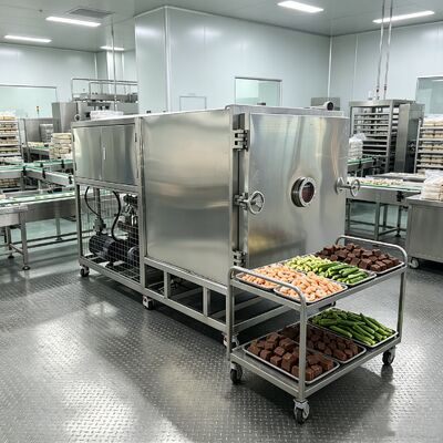 304 Stainless Steel Tray Material Vegetable Freeze Dryer with Tray Size 1280 600 30mm and 13 Layers Customizable Options