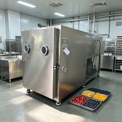 Temps de lyophilisation par lots de 18 à 22 heures Lyophilisateur de légumes doté d'une alimentation 240 V 380 V 3PH conçu pour le séchage des légumes