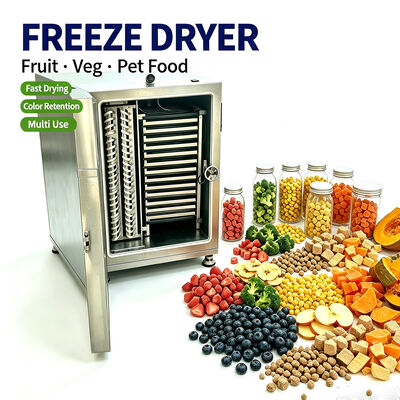 Food Vacuum Freeze Dryer Featuring Vaccum Pump Baosi Designed for Consistent Freeze Drying